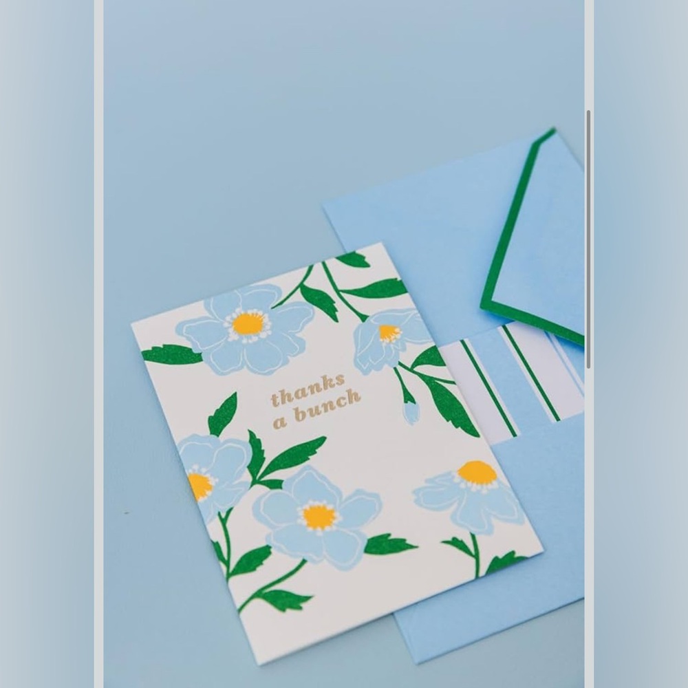 Kate Spade Floral Thank You Cards - Picture 2 of 5